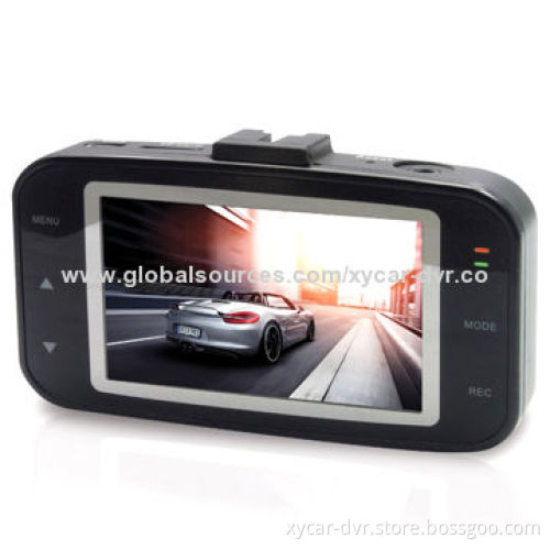 FHD 1,080P 30fps 2.7-inch Infrared Camera with Motion Detection/3D G-sensor/GPS Tracking